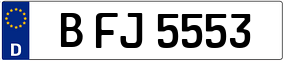 Truck License Plate